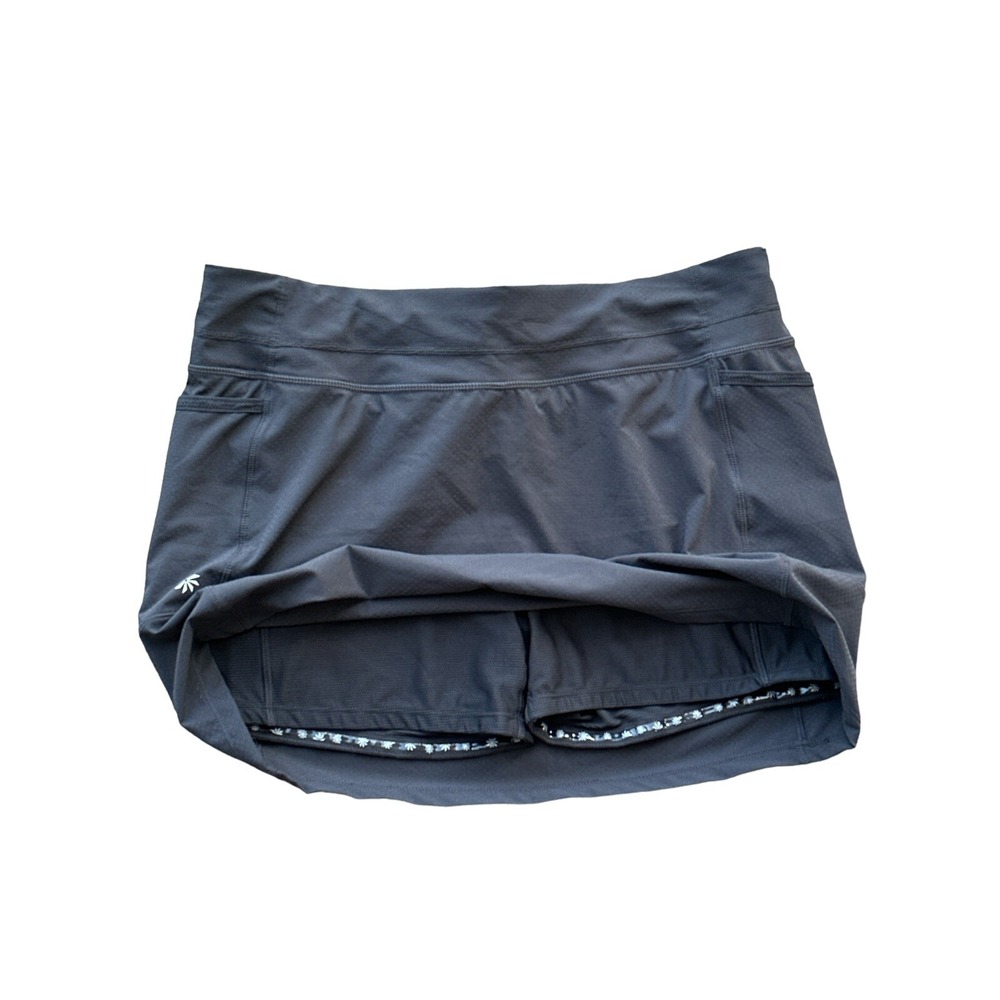 Athleta Womans Running Skort Black Size L Polyester, Spandex RN#54023 - Picture 3 of 10